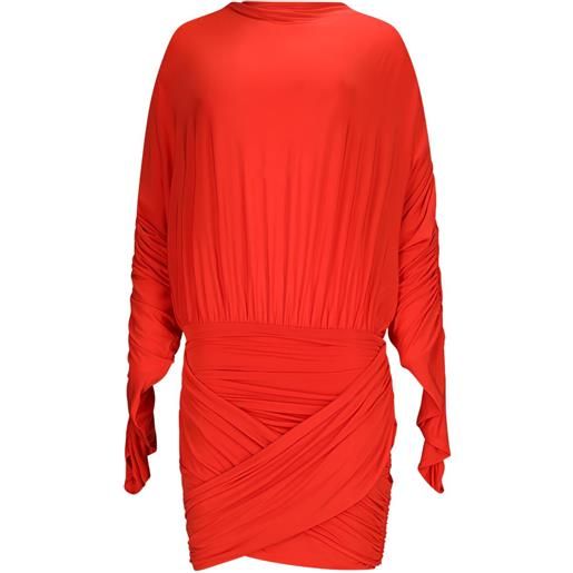 Magda Butrym abito corto a maniche lunghe - rosso