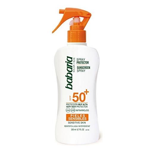 Babaria spray protector solar sensibles f-50 200 ml