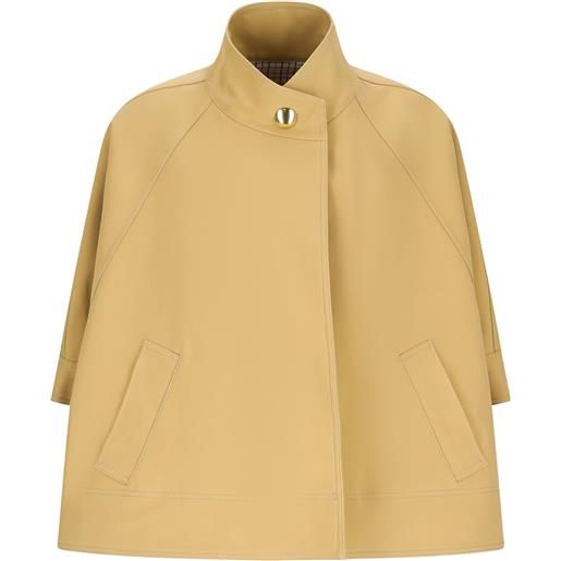 DARKPARK trench nat a maniche corte - giallo