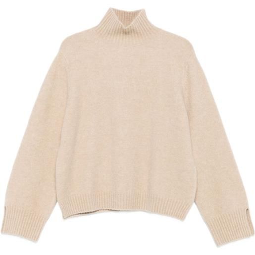 Allude maglione a collo alto - toni neutri
