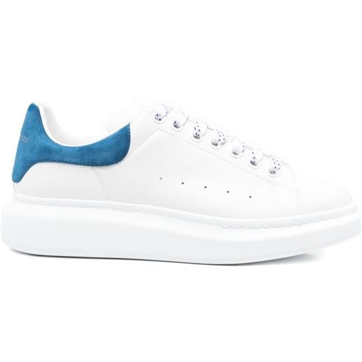 Alexander McQueen sneakers oversize in pelle - bianco