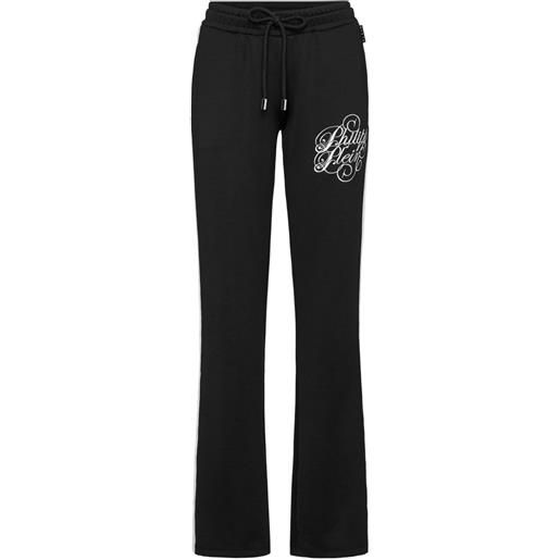 Philipp Plein pantaloni con coulisse - nero