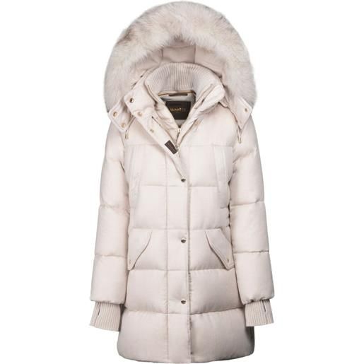 Moorer giacca talassa trapuntata - toni neutri