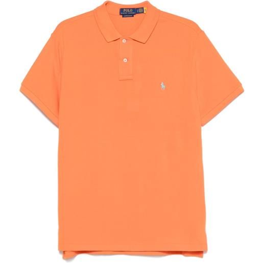 Polo Ralph Lauren polo con ricamo polo pony - arancione