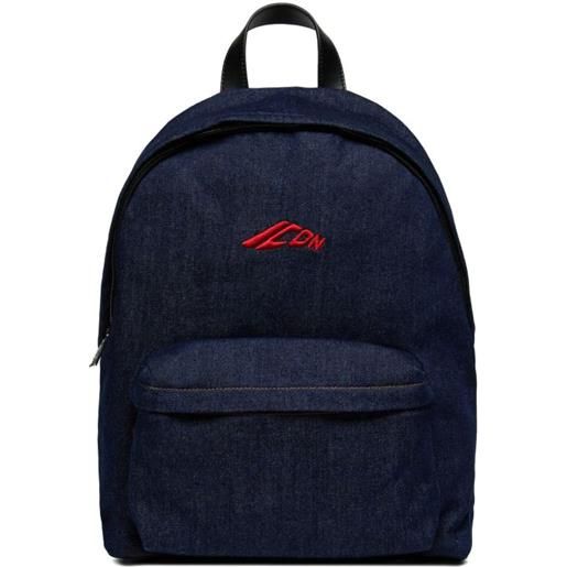 DSQUARED2 KIDS zaino con ricamo icon - blu