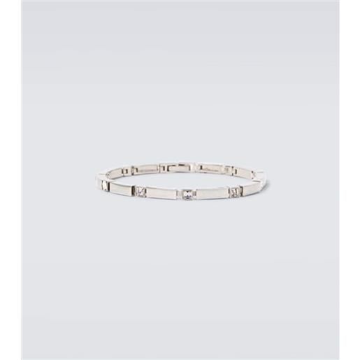 Saint Laurent bracciale con cristalli