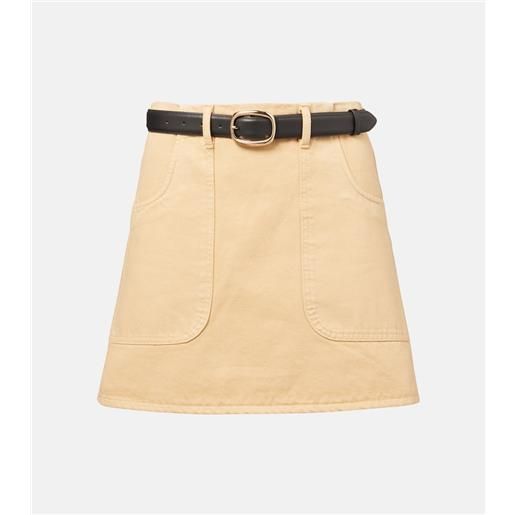 Self-Portrait minigonna in denim