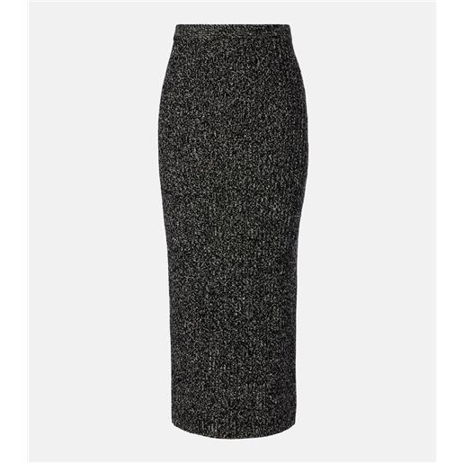 Max Mara gonna a tubino rodano in misto lana