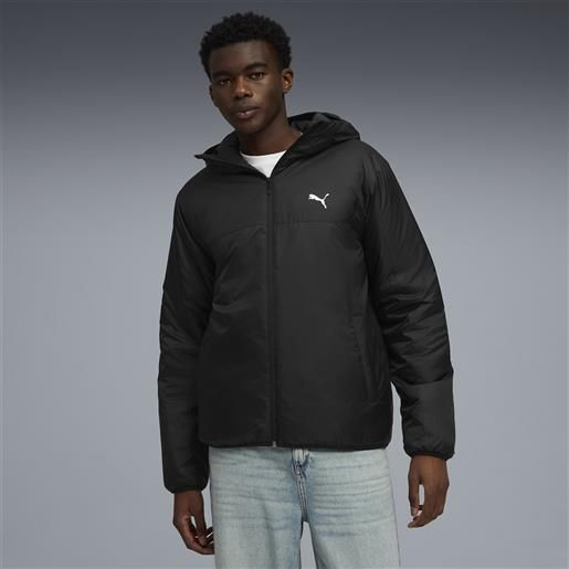 PUMA giacca imbottita essentials da uomo, abbigliamento, nero, xl