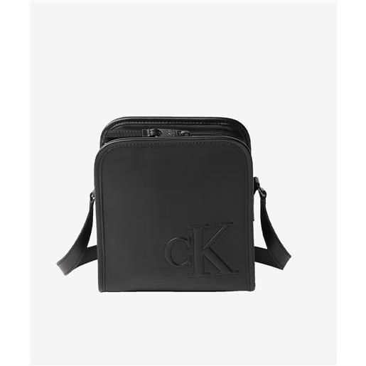 CALVIN KLEIN JEANS calvin klein borsa reporter a tracolla nera uomo