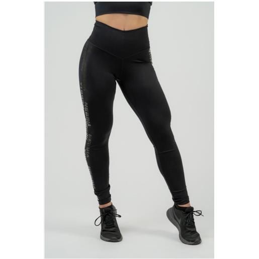 NEBBIA women's classic high waist leggings intense iconic black l