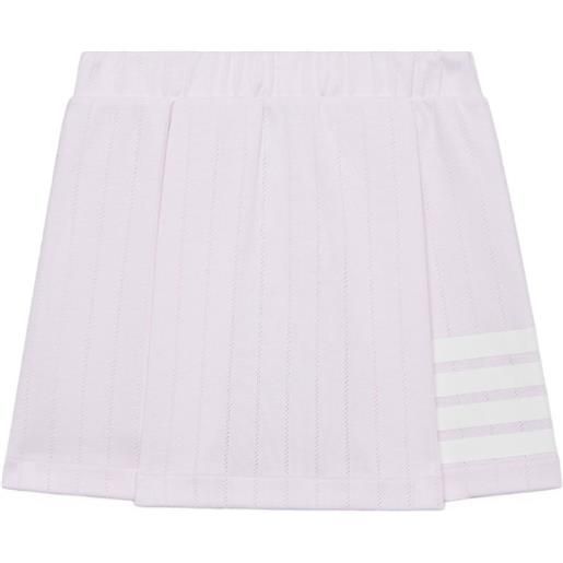Thom Browne Kids minigonna con lavorazione pointelle - rosa