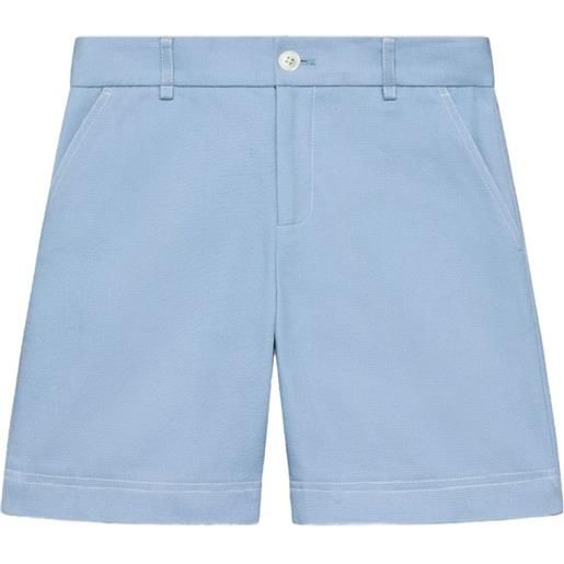Thom Browne Kids shorts con cintura - blu