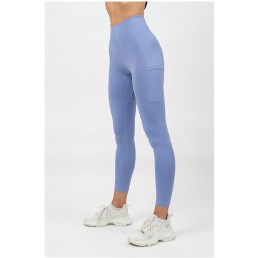 NEBBIA high waisted leggings leg day goals woman light purple s