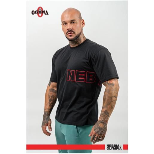 NEBBIA loose t-shirt dedication man black xl