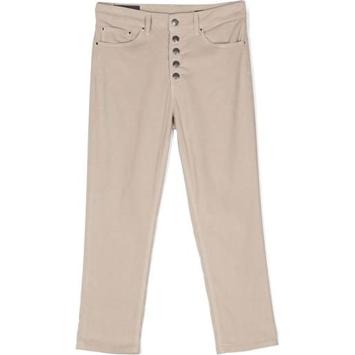 DONDUP pantaloni crop - toni neutri