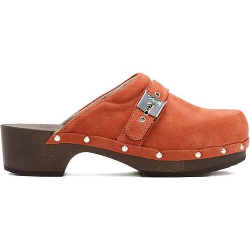 Scholl mules con fibbia 50mm - arancione