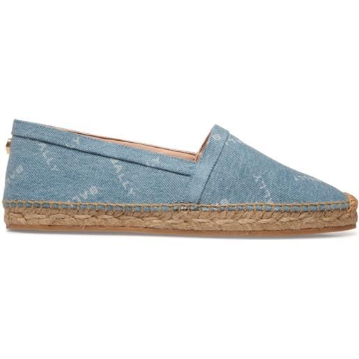 Bally espadrillas con placca logo - blu