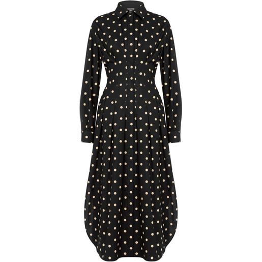 Moschino abito a pois - nero