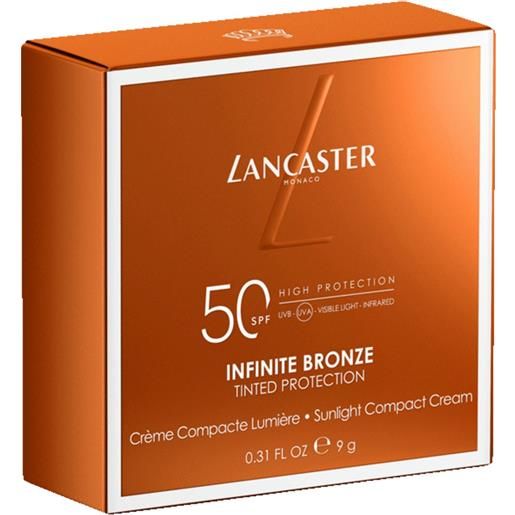 Lancaster infinite bronze crema compatta spf 50 - 9g 9 g crema solare