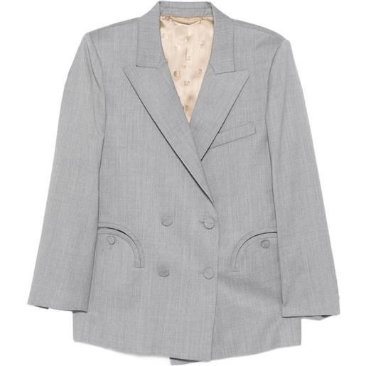 Blazé Milano blazer doppiopetto - grigio