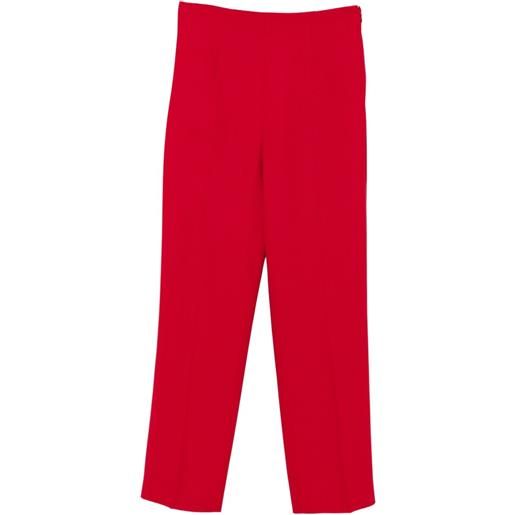 Alberta Ferretti pantaloni sartoriali - rosso
