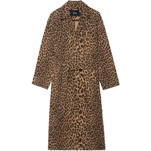 Zadig&Voltaire cappotto con stampa - toni neutri