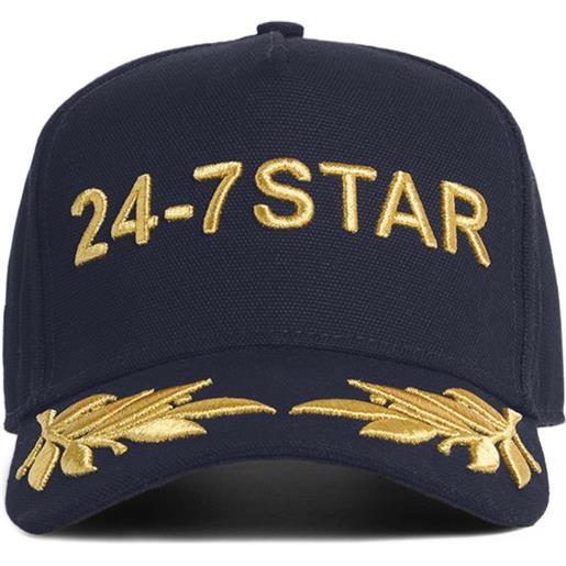 DSQUARED2 cappello da baseball con ricamo - nero