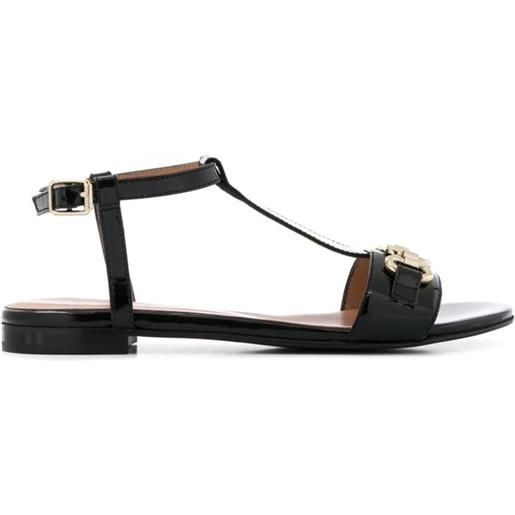 TWINSET sandali con tacco basso - nero