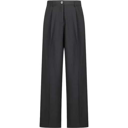 PT Torino pantaloni con pieghe frontali - nero