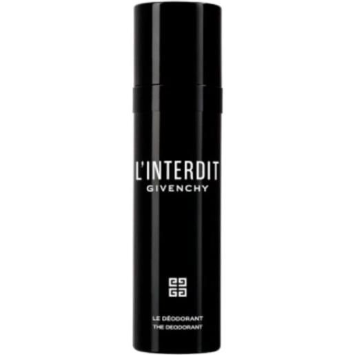 Givenchy l'interdit deodorante spray 100ml - freschezza elegante per d