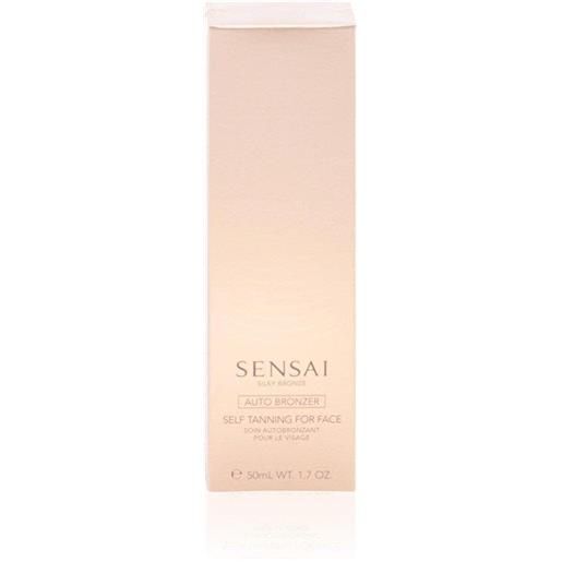 Sensai silky bronze autoabbronzante per il viso 50 ml 50 ml gel
