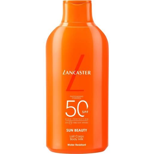 Lancaster sun corpo velvet milk spf50 400 ml - latte solare di alta qu