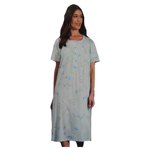 Camicia Da Notte In Cotone Linclalor - Spalla Larga, Taglie Forti Fino Alla 60, Comoda E Traspirante - Foto 11