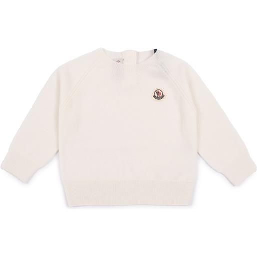 Moncler Baby ivory crewneck