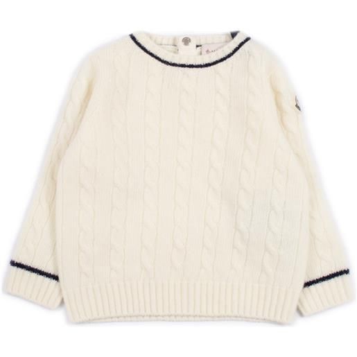Moncler Baby white crewneck