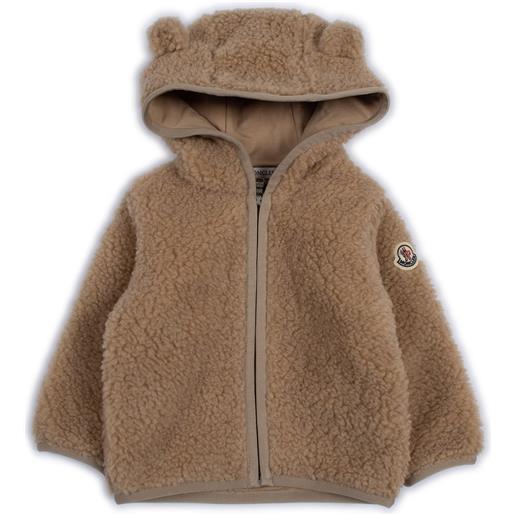 Moncler Baby brown zip up cardigan