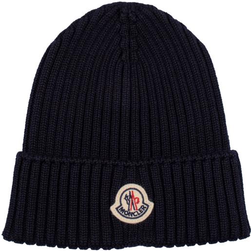 Moncler Enfant navy hat