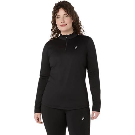 ASICS core l/s 1/2 zip winter top maglia running donna