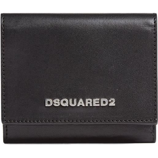 DSQUARED2 portafoglio in pelle - nero