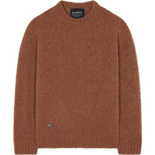 Alanui maglione in misto cashmere e seta - marrone