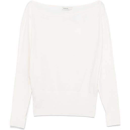 Simkhai maglione lavina con spalle scoperte - bianco