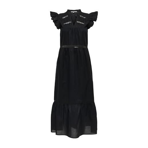 ONLY onlsunny capsl frill dress wvn noos, nero, s