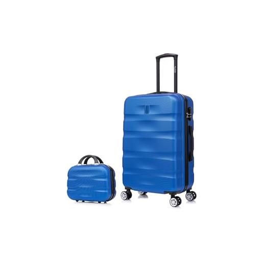 Set 4 Valigie Rigide ABS Con Beauty Case - Trolley Leggeri, Resistanti E Con Ruote 360°, Nero - Foto 2