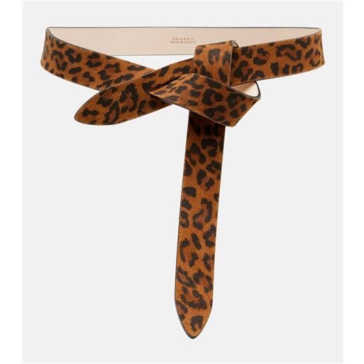 Isabel Marant cintura lecce in suede con stampa