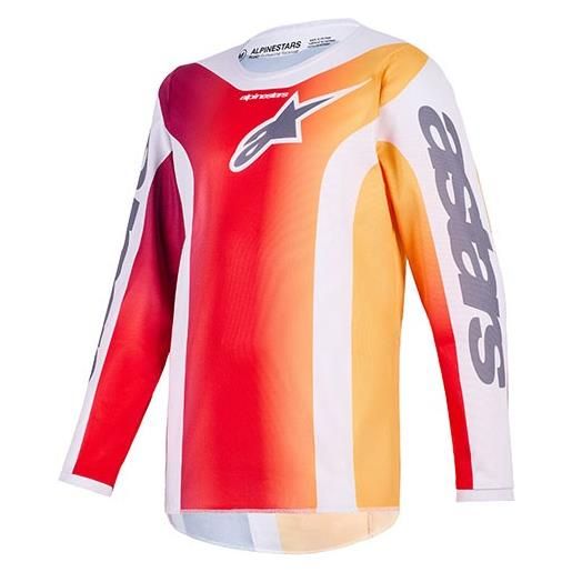 ALPINESTARS maglia ragazzo youth fluid portl rosso grigio ALPINESTARS