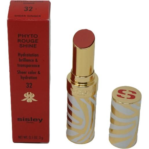 Sisley sis phyto-rouge shine 32 sheer zenzero rossetto 3 kg rossetto