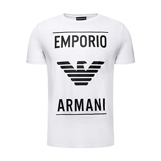 Emporio Armani t-shirt uomo maglietta 6g1te7 1jnqz, manica corta, girocollo (bianco, s)