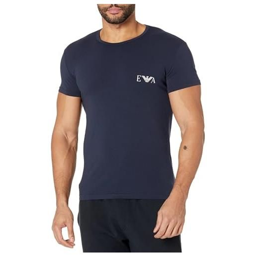 Emporio Armani maglietta da uomo, confezione da 2, 50336 marine - ottanio, m