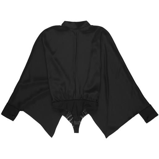 TOM FORD body con maniche ampie - nero